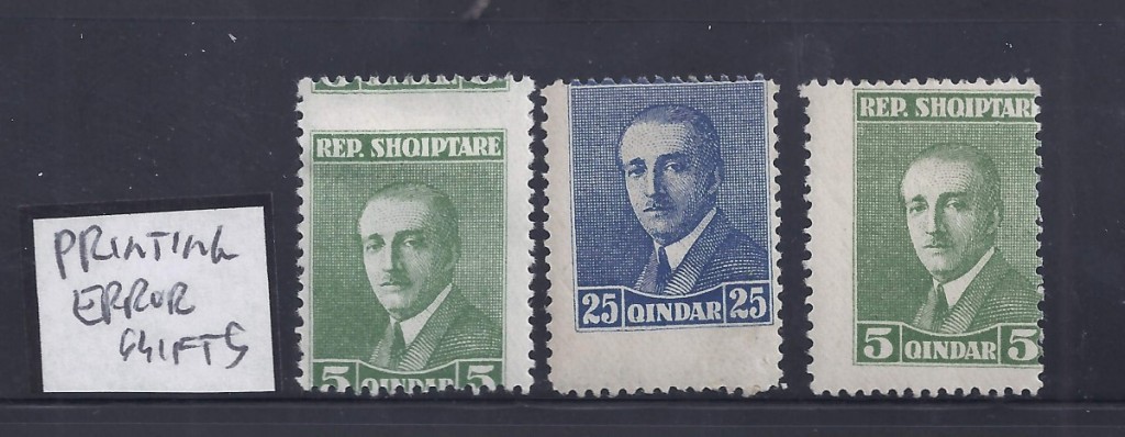 Albania - 1925 - Zog Mis-Perfs