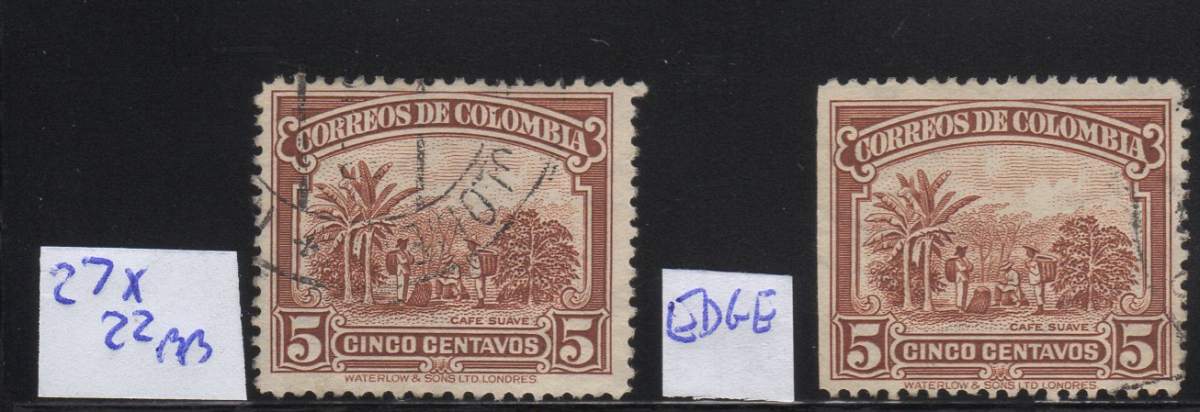 ColombiaEngravedStampsOf1932-1944-Scott413-2