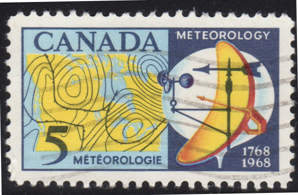 Canada #479ii - Red Over Blue